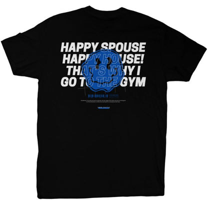 Happy House Happy Spouse Black/Blue - Empire Athletics